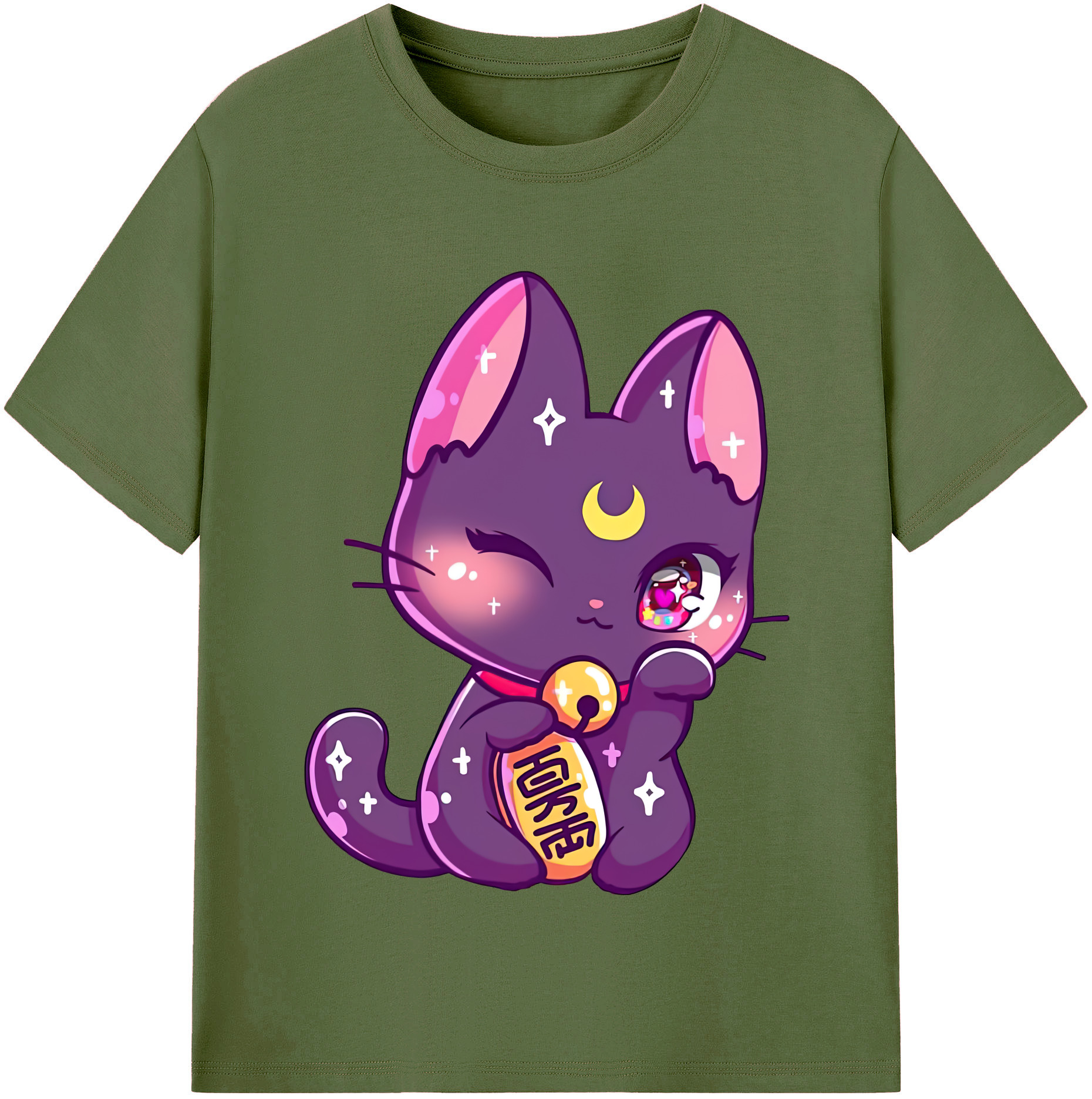 （画像用） 美少女戦士セーラームーン Sailor Moon 綿100％半袖Tシャツ（フロントプリント）